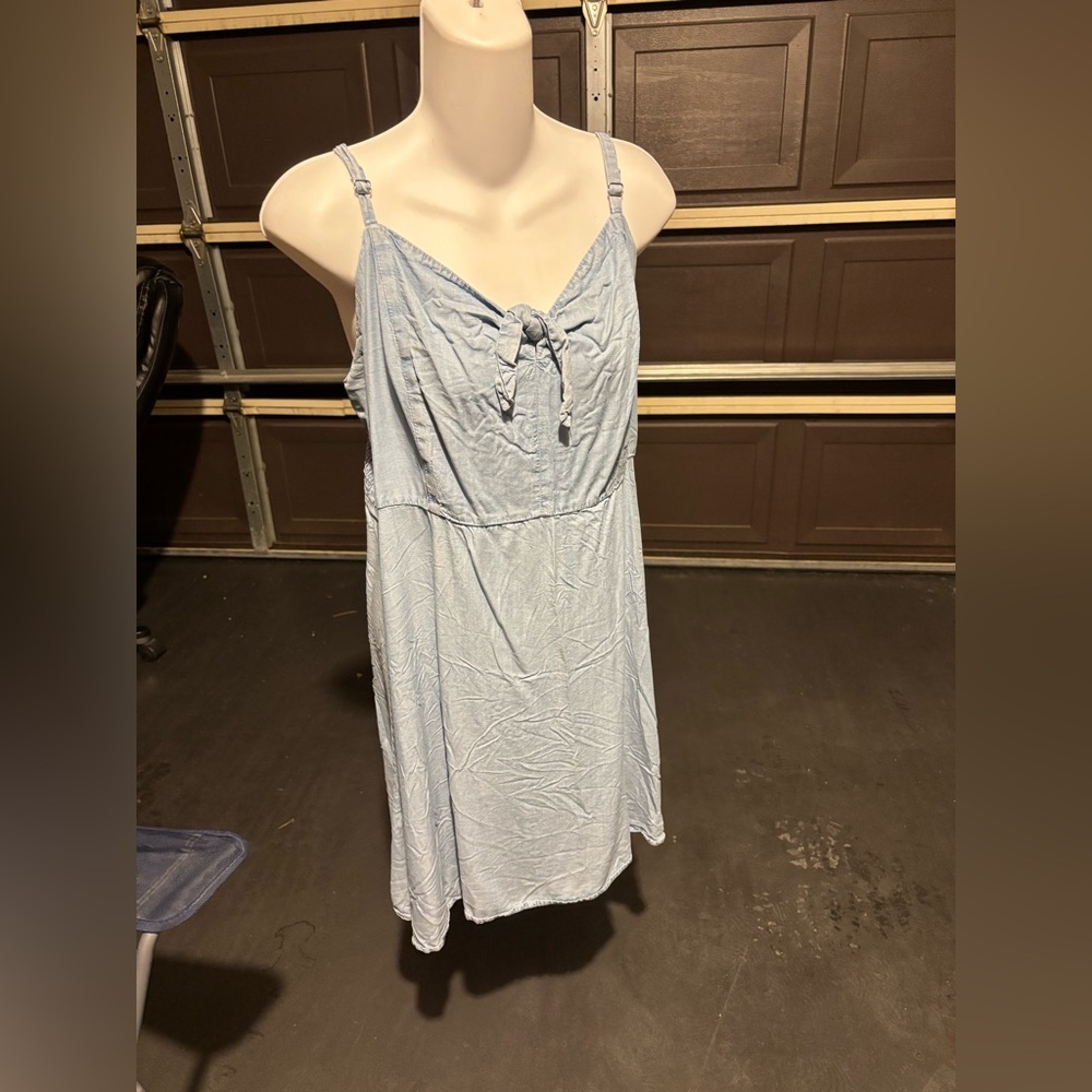 Old Navy Blue Smocked Dress
